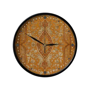 ساعت دیواری مدوپد طرح فرش اصفهان مدل C-esfehan04