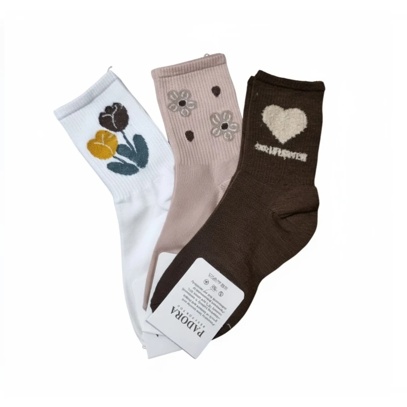 جوراب ساق بلند زنانه مدل Luck بسته 3 عددی