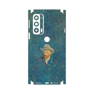 MAHOOT Self portrait with a gray felt hat-FullSkin Cover Sticker for Motorola Edge 20