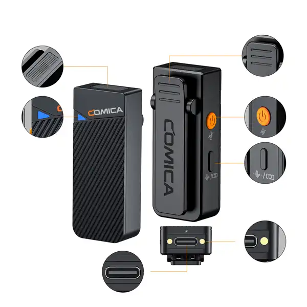 ست میکروفن بی سیم کامیکا مدل Vimo C1