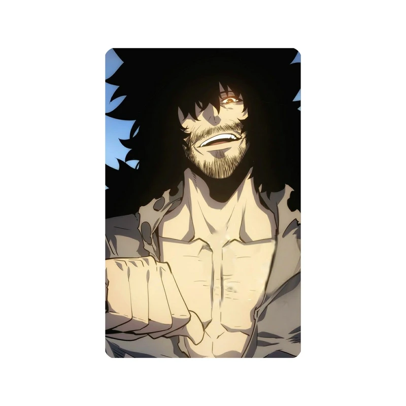 استیکر کارت مدل انیمه طرح سولو لولینگ سونگ جین وو solo leveling sung jin woo کد 5334