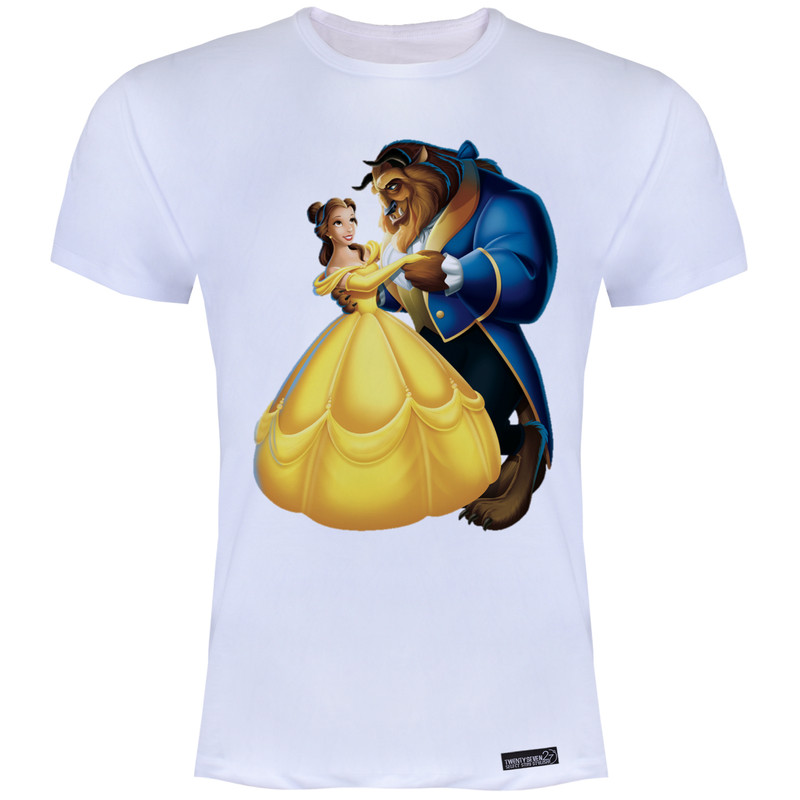 تی شرت آستین کوتاه مردانه 27 مدل Beauty and the Beast کد MH1413