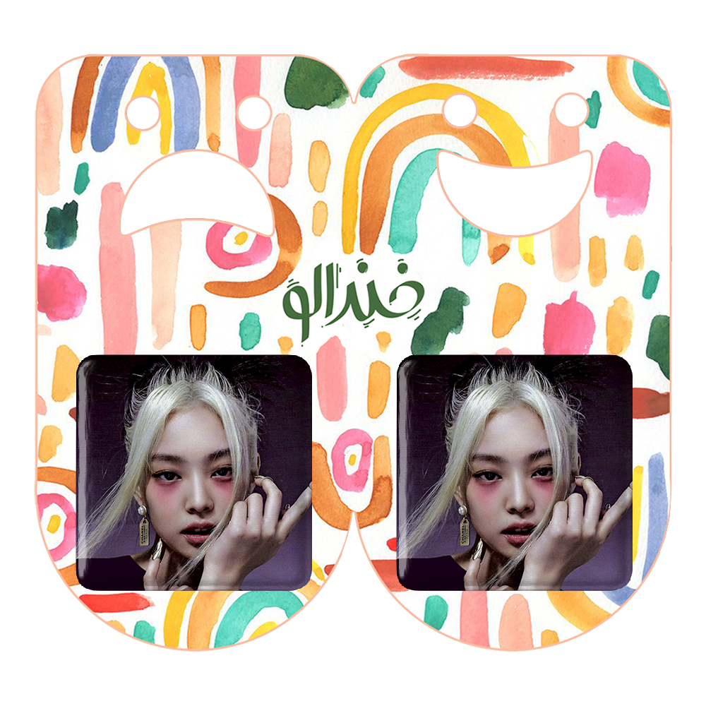 پیکسل خندالو مدل جنی بلک پینک کد 14115 به همراه مگنت