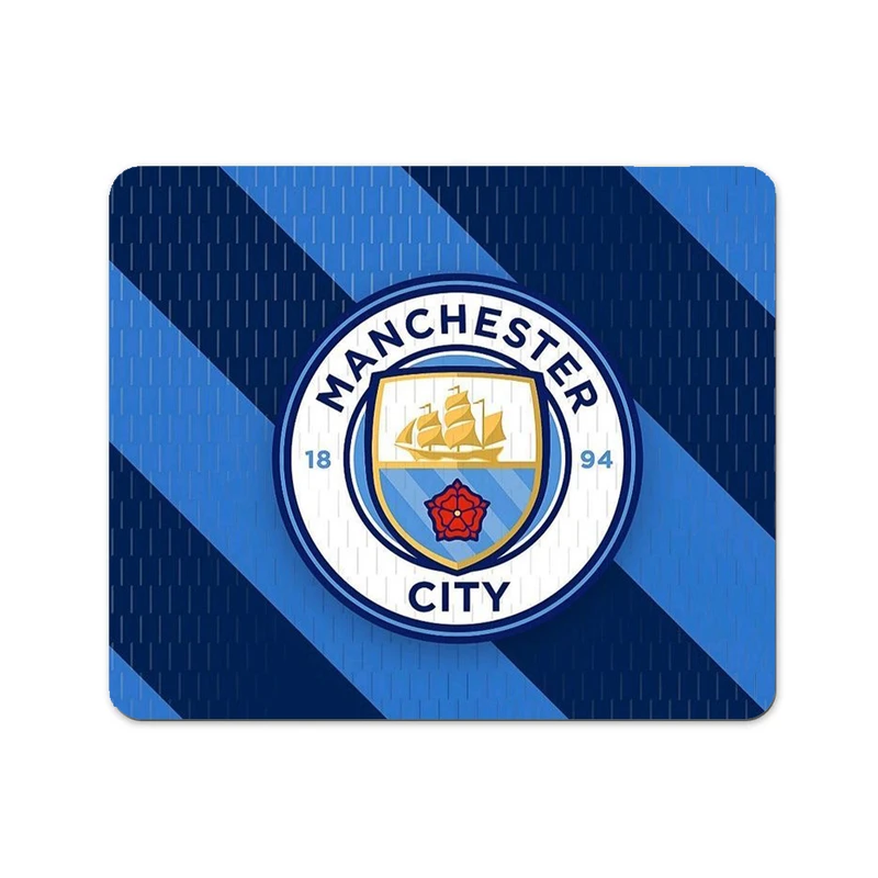  ماوس پد پاد آفرین طرح باشگاه منچستر سیتی کد 37 سایز 19*24 سانتی متر
