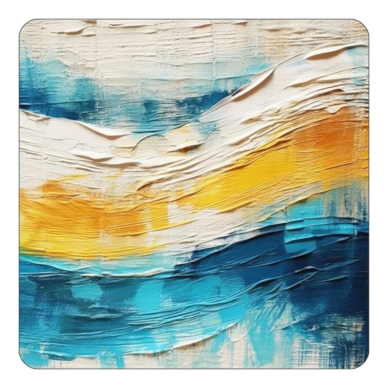 مگنت کاکتی طرح نقاشی رنگ روغن مدل mp69525