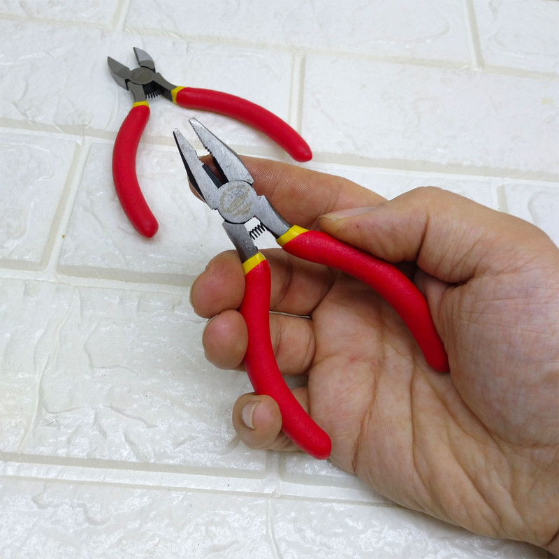 انبر دست و انبر سیم چین و انبر دم باریک رایدر پرو مدل RDMP703 سایز 4.5 اینچ