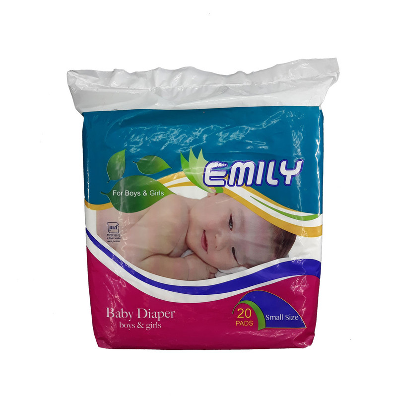 پوشک امیلی مدل EM20 سایز کوچک بسته 20 عددی