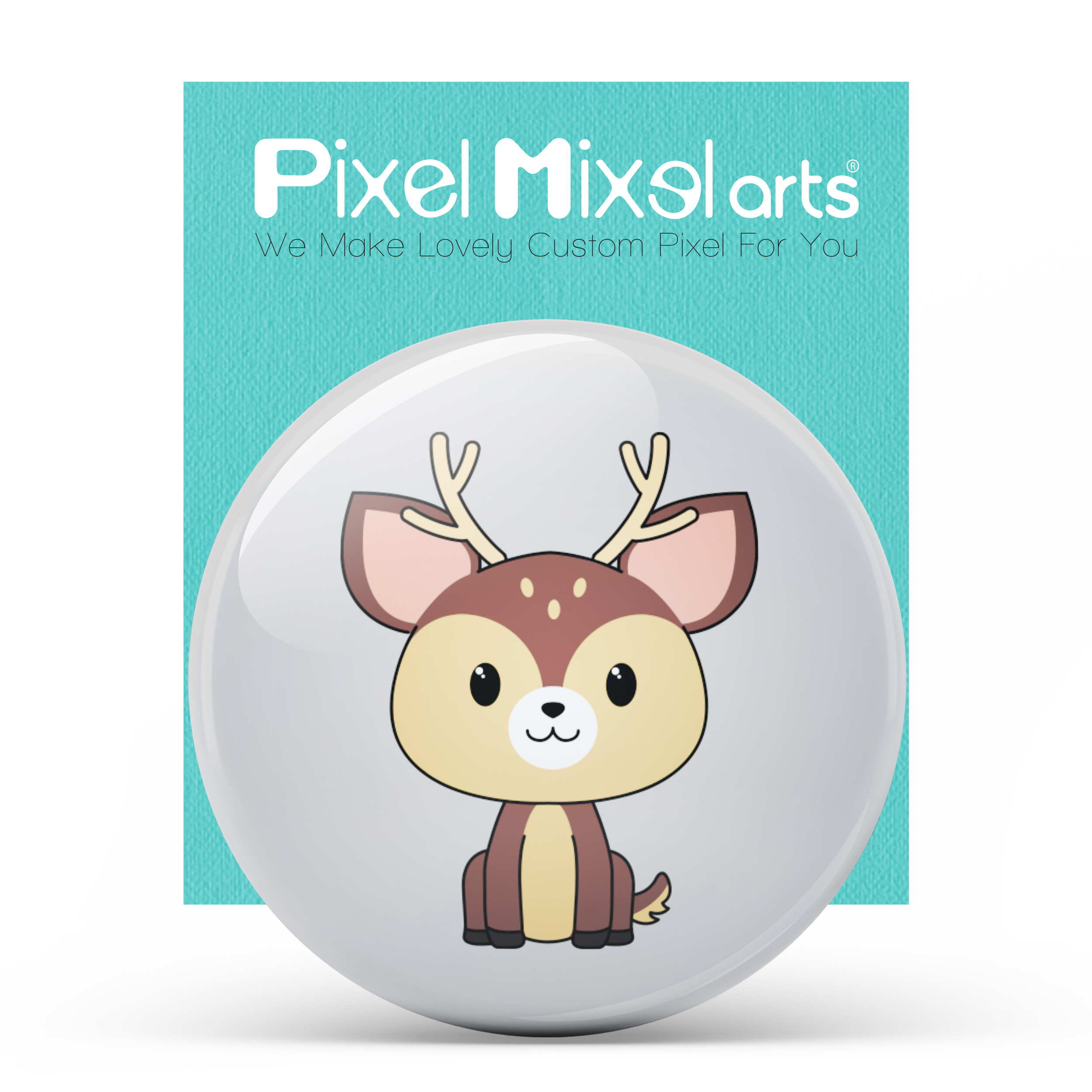 آینه جیبی پیکسل میکسل طرح کارتونی مدل 50MB-ANOT062