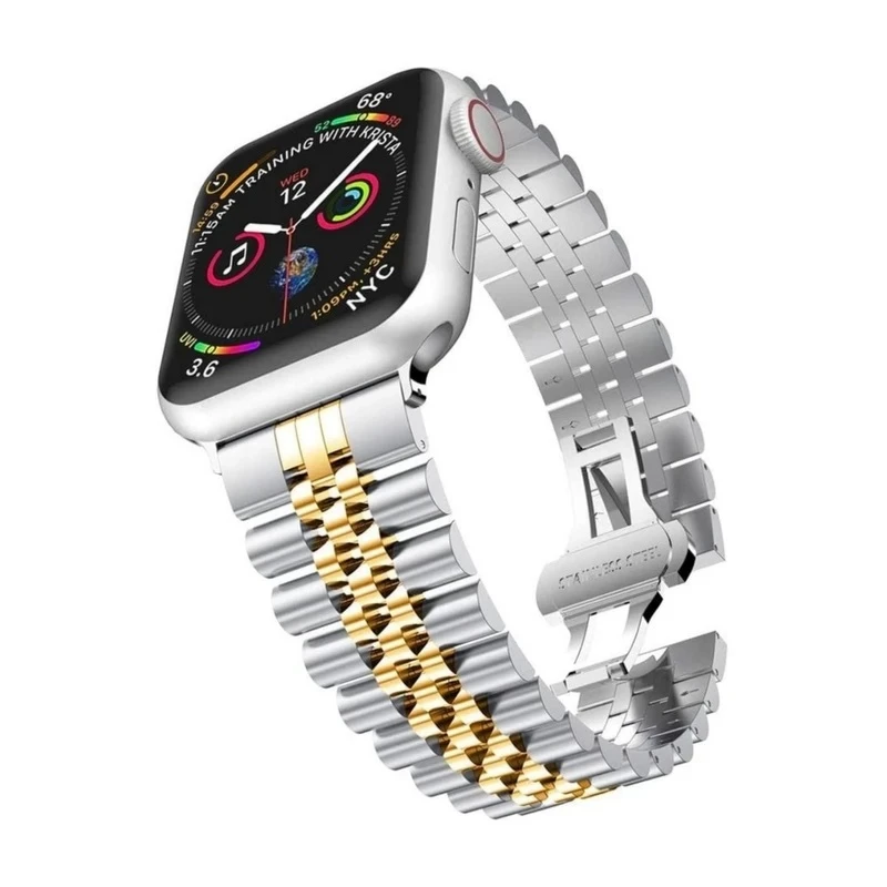 بند رولکس مدل RX02 مناسب برای اپل واچ 42/44 میلی متری سری 10