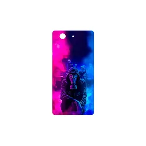 MAHOOT Smoke Rainbow Digital Art 2 Cover Sticker for Sony Xperia Z3 Compact