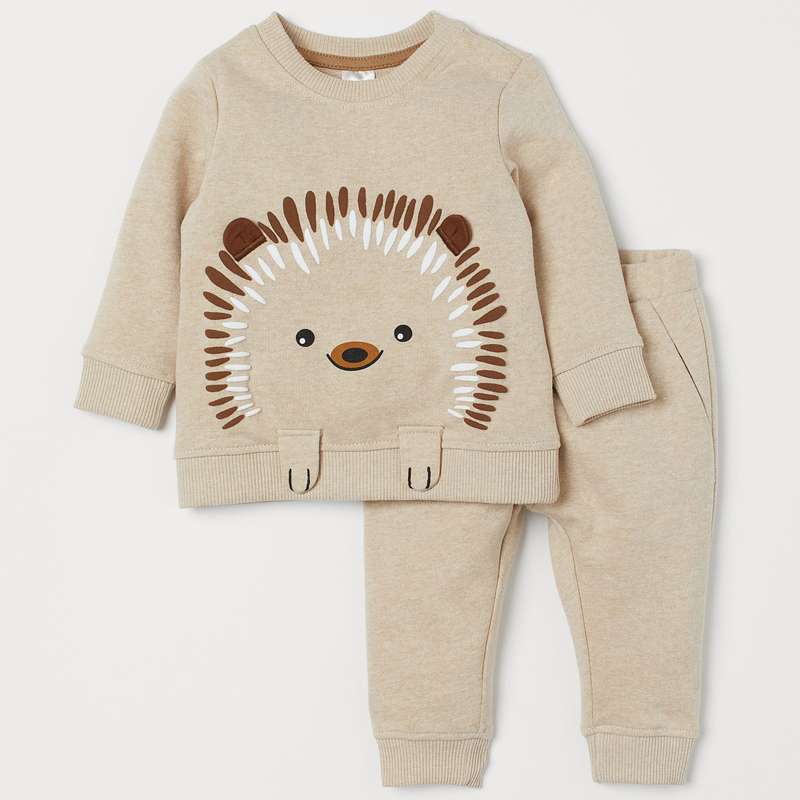 ست سویشرت و شلوار بچگانه اچ اند ام مدل Hedgehog کد M765