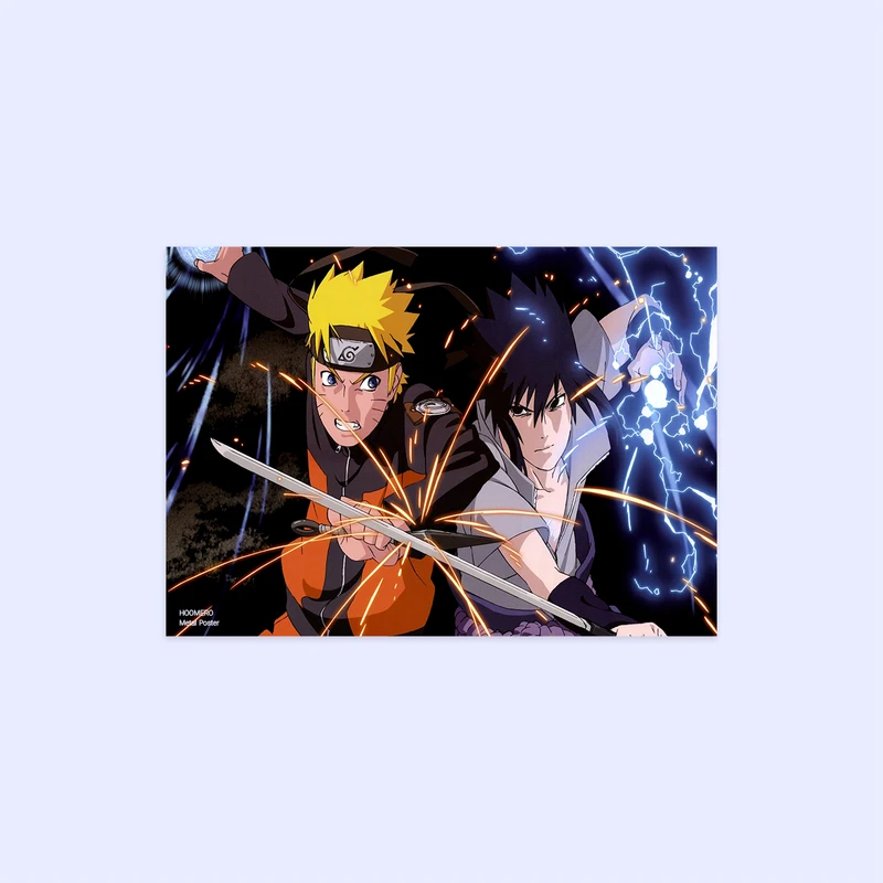 پوستر هومرو مدل فلزی طرح انیمه ناروتو کد PS1280