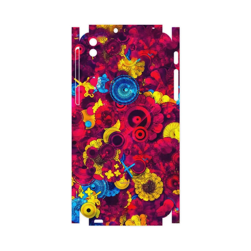 برچسب پوششی ماهوت مدل Vector Flower Garden Digital Art-FullSkin مناسب برای گوشی موبایل اچ تی سی Desire 816