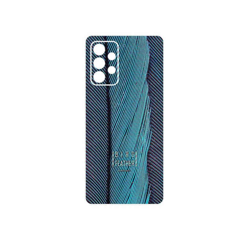 برچسب پوششی ماهوت مدل Turquoise feathers مناسب برای گوشی موبایل سامسونگ Galaxy A53 5G