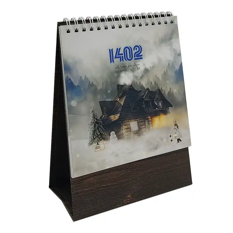 تقویم رومیزی سال 1402 مدل مثلثی کلبه