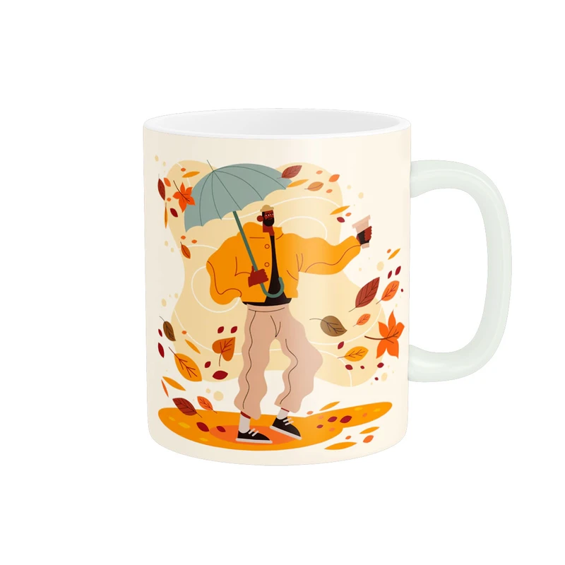 ماگ استلار طرح پسرانه پاییزی کد 1770