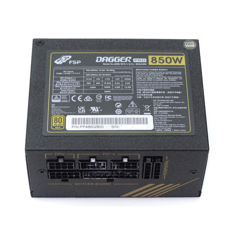 منبع تغذیه کامپیوتر اف اس پی مدل DAGGER PRO 850W