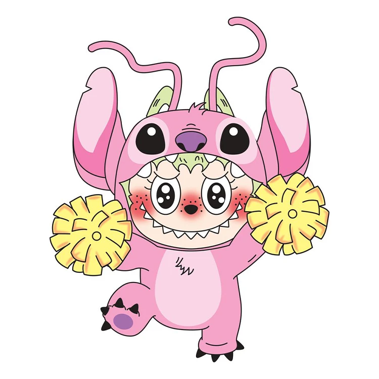 استیکر پارچه و لباس پاد آفرین مدل لبوبو کد 194