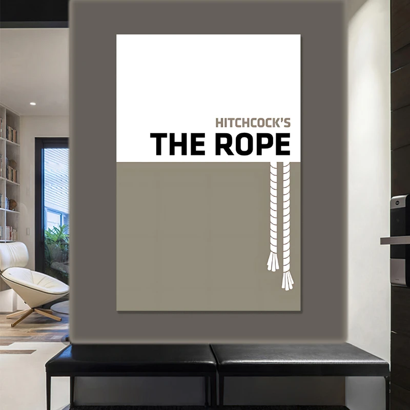 تابلو شاسی مدل فیلم و سریال طرح THE ROPE هیچکاک کد 22