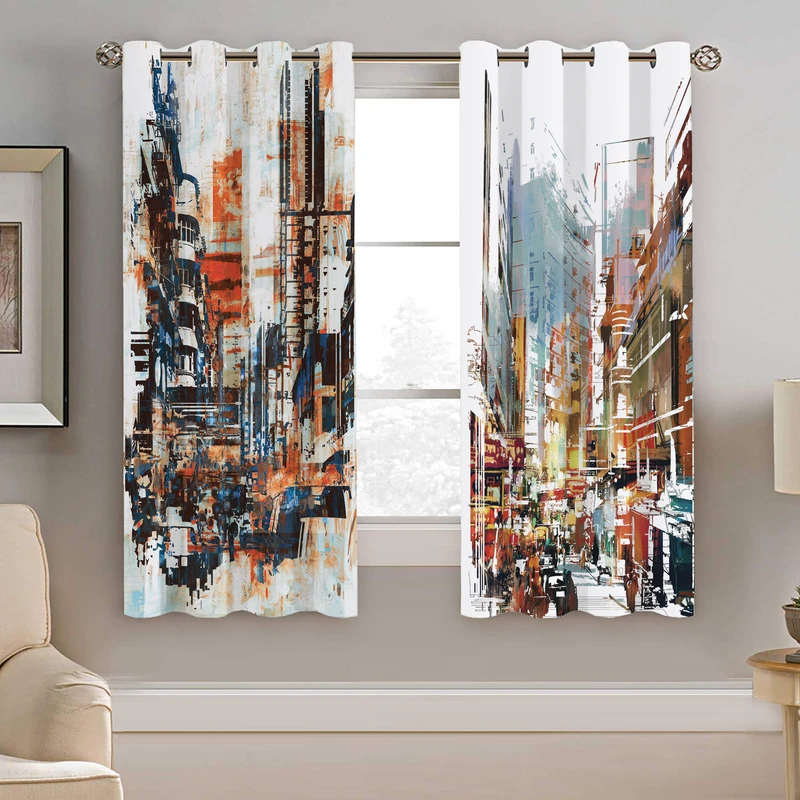 پرده نیروانا طرح مدرن  مدل هازان کد 8015   سایز 140×200 سانتی متر