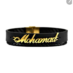 دستبند نقره زنانه طرح اسم محمد