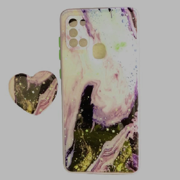   کاور مدل 11 کهکشانی مناسب برای گوشی موبایل اپل IPhone 11 به همراه پایه نگهدارنده