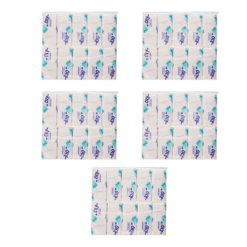 دستمال کاغذی بی تا مدل فلکسی 5 بسته 10 عددی