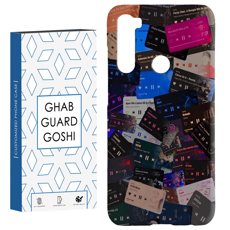 کاور قاب گارد گوشی طرح موزیک کد Dimo-264 مناسب برای گوشی موبایل شیائومی Redmi Note 8 