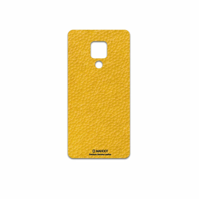 برچسب پوششی ماهوت مدل Mustard-Leather مناسب برای گوشی موبایل هوآوی Mate 20 X
