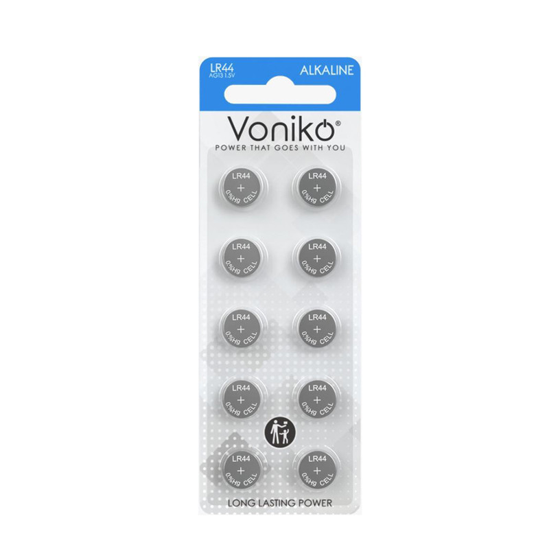 باتری سکه ای ونیکو مدل LR44 بسته 10 عددی