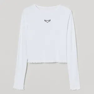 تی شرت آستین بلند زنانه اچ اند ام مدل  0926689002