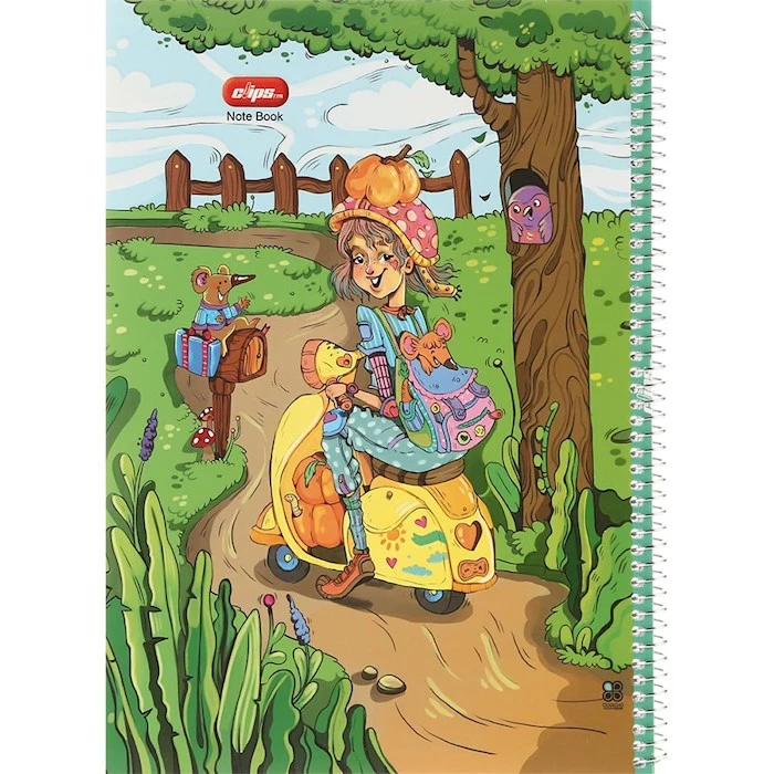 دفتر مشق 50 برگ کلیپس مدل 5030M1