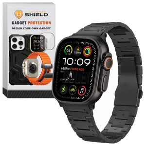 Ultimate Shield band model Santos suitable for Apple watch 42/44/45/49mm Series Se/1/2/3/4/5/6/7/8/9/Ultra/Ultra2/Ultra3
