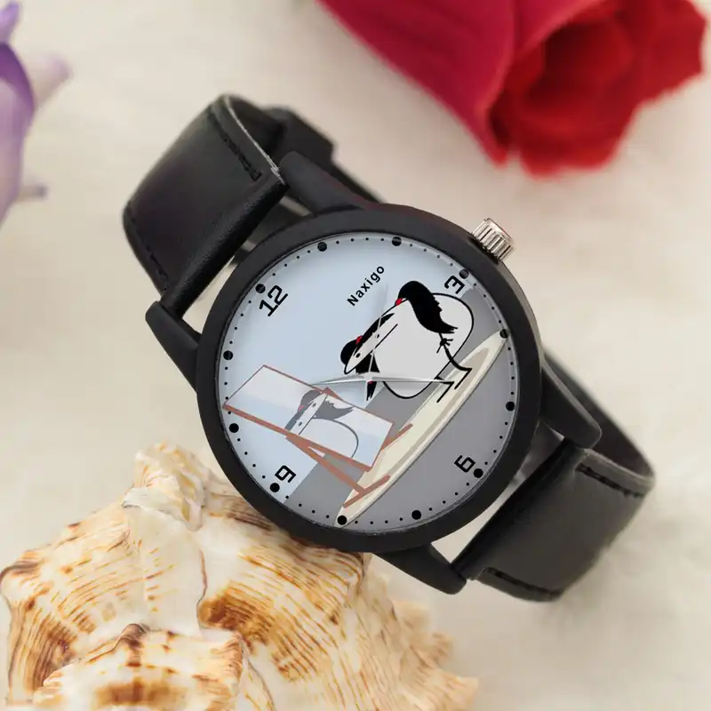 ساعت مچی عقربه ای ناکسیگو مدل میقولی کد LF11699