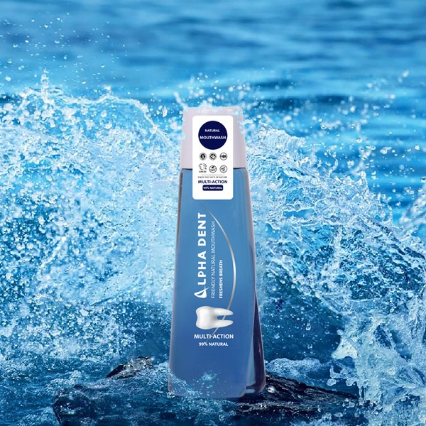 دهان شویه آلفادنت مدل multi action حجم 400 میلی لیتر