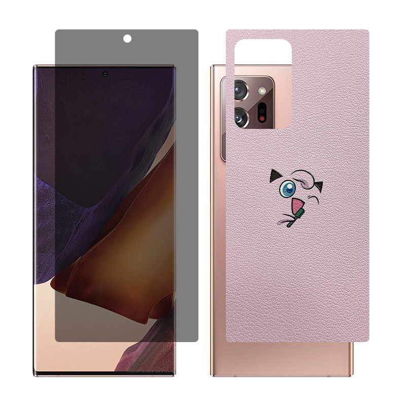 محافظ صفحه نمایش حریم شخصی گلس مدل Together مناسب برای گوشی موبایل سامسونگ Galaxy Note 20 Ultra 5G به همراه برچسب پوششی