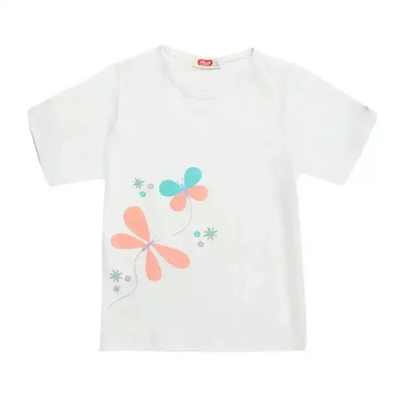 ست تی شرت و شلوارک دخترانه مدل MDSS-CG4170