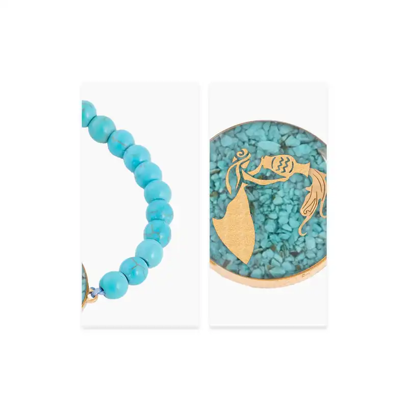 دستبند زنانه زرسام مدل ماه بهمن کد 10006983