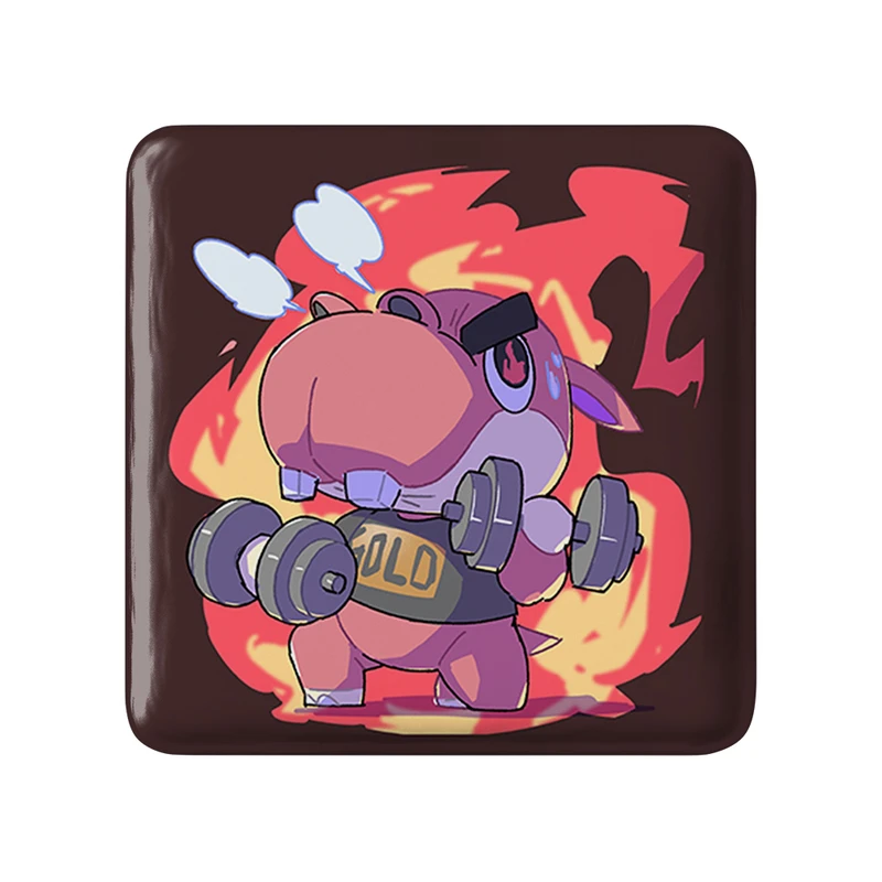 پیکسل خندالو طرح بازی انیمال کراسینگ Animal Crossing مدل مربعی کد 32684