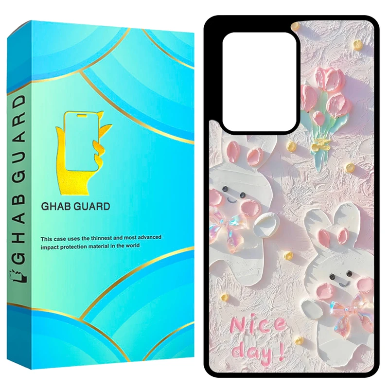 کاور قاب گارد طرح خرگوش مدل GCHPS20U مناسب برای گوشی موبایل سامسونگ Galaxy S20 Ultra 4G / Galaxy S20 Ultra 5G
