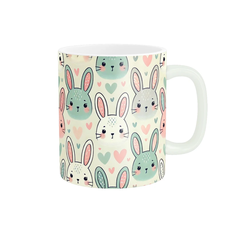 ماگ پاد آفرین طرح خرگوش کد 2246