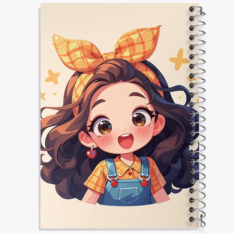 دفتر لیست خرید 50 برگ خندالو طرح دخترانه کیوت کد F2300