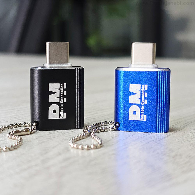 مبدل USB OTG به USB-C مدل PM-402 بسته دو عددی