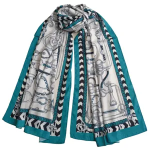 شال زنانه مدل ابریشم مجلسی مهمانی طرح کمربندی چهار فصل