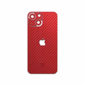 MAHOOT Red-Fiber Cover Sticker for Apple iPhone 13 Mini