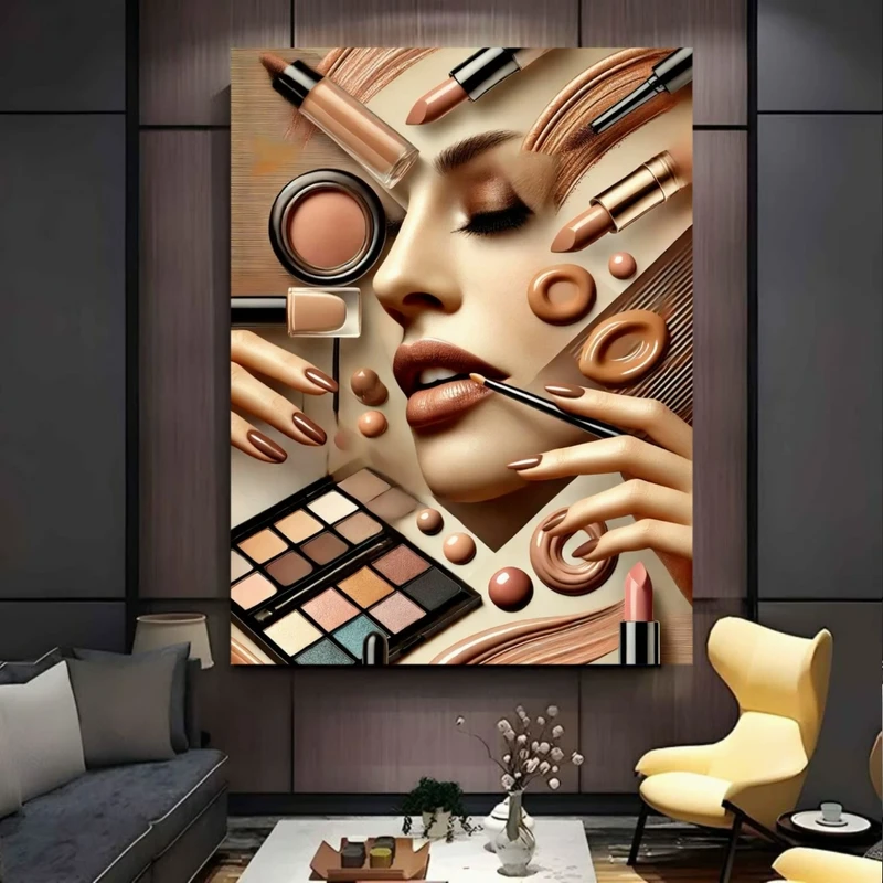 پوستر طرح آرایشگاه زنانه مدل میکاپ کد FP106397