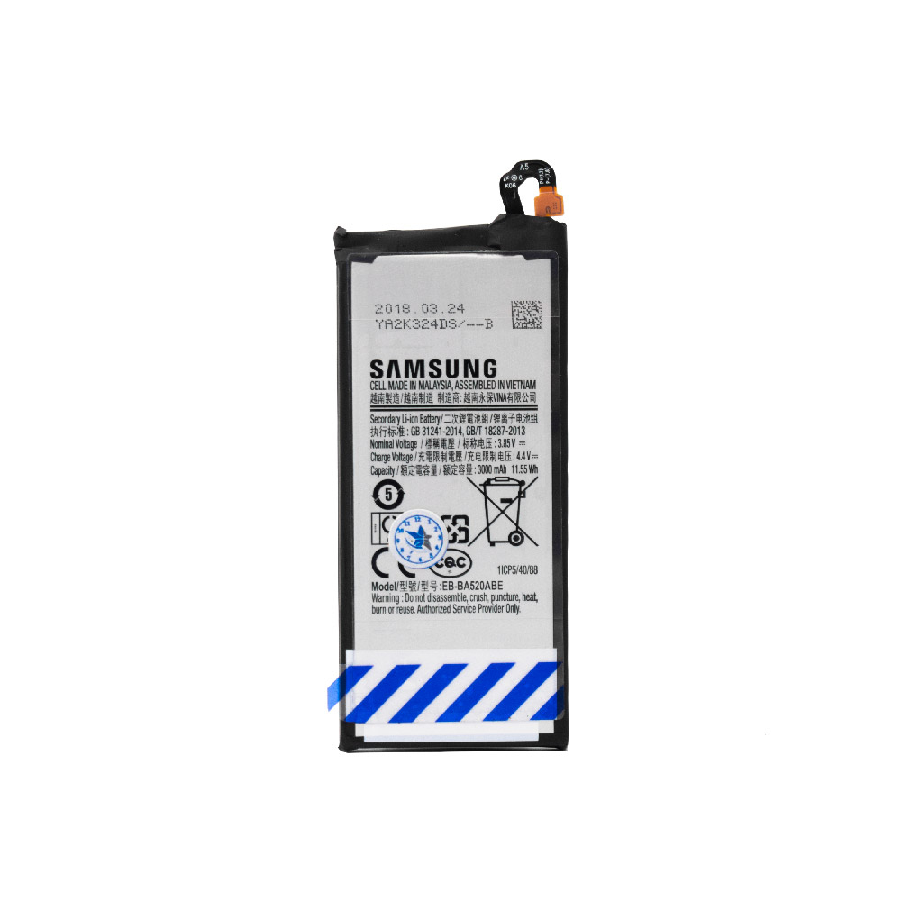 باتری موبایل مدل EB-BA520ABETR ظرفیت 3000 میلی آمپر ساعت مناسب برای گوشی موبایل سامسونگ galaxy A5 2017