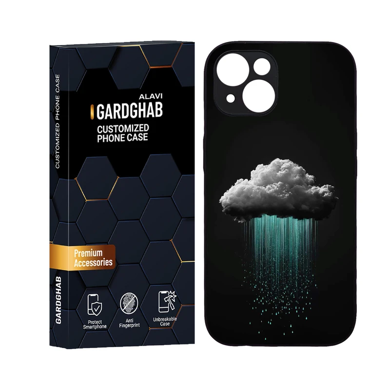 کاور گارد قاب علوی مدل دورژله ای هنری مناسب برای گوشی موبایل اپل iPhone 14