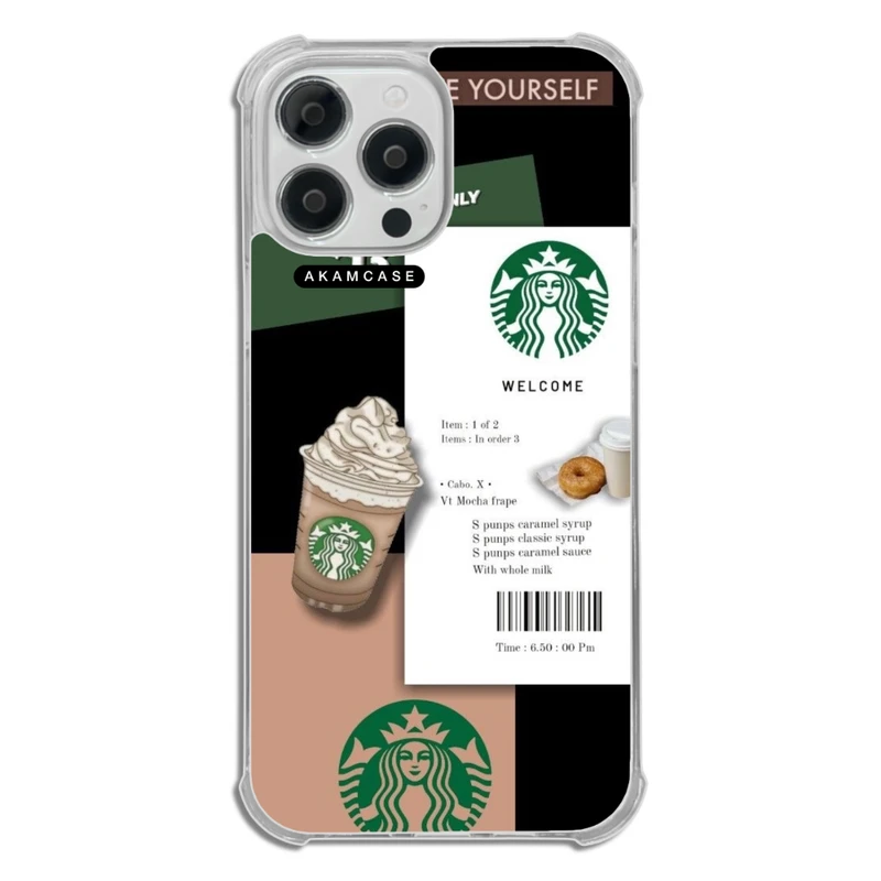 کاور آکام مدل AMCWTA13PROMAX-STARBUCKS10 مناسب برای گوشی موبایل اپل iPhone 13 Pro Max