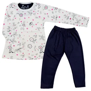 ست تونیک و شلوار دخترانه مدل شکوفه